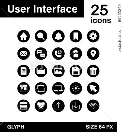 User Interface icon vector for design work. User Interface icon vector for design work. 69665249