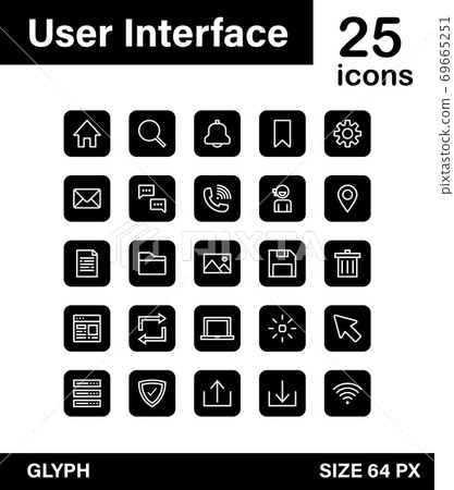 User Interface icon vector for design work. 69665251