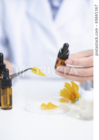 Science, chemistry, biology, and medicine concept, scientist with equipment and science experiments 222 69665367
