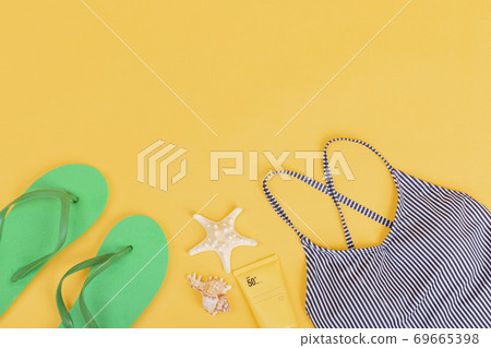 Summer holiday concept, Summer beach accessories 102 Summer holiday concept, Summer beach accessories 102 69665398