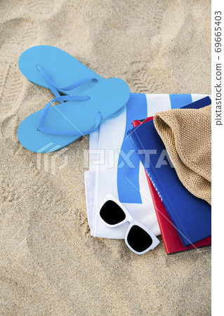 Summer holiday concept, Summer beach accessories 039 69665403
