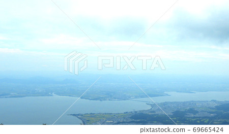 View of Lake Biwa from Lake Biwa Valley View of Lake Biwa from Lake Biwa Valley 69665424