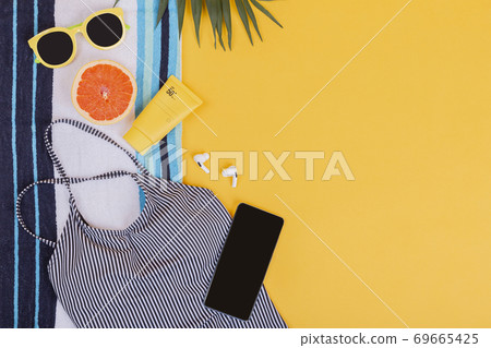 Summer holiday concept, Summer beach accessories 098 Summer holiday concept, Summer beach accessories 098 69665425