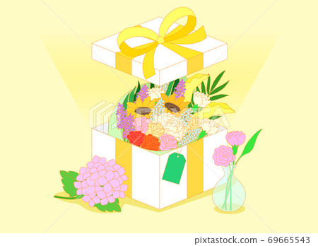 Open gift box concept, Colorful presents illustration 002 Open gift box concept, Colorful presents illustration 002 69665543