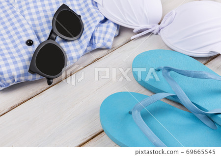 Summer holiday concept, Summer beach accessories 171 Summer holiday concept, Summer beach accessories 171 69665545
