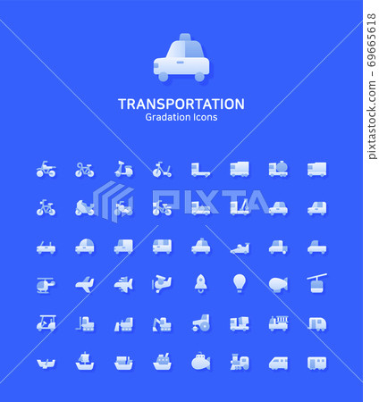 Set of thin lines icons 027 69665618
