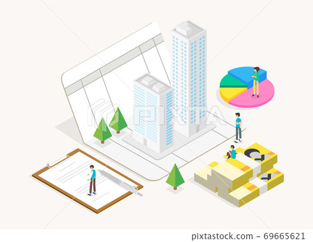 Financial life concept, Finance investment and saving illustration 006 Financial life concept, Finance investment and saving illustration 006 69665621