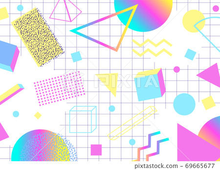 Abstract multicolor geometric background illustration 006 Abstract multicolor geometric background illustration 006 69665677
