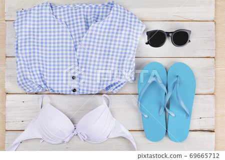 Summer holiday concept, Summer beach accessories 170 Summer holiday concept, Summer beach accessories 170 69665712
