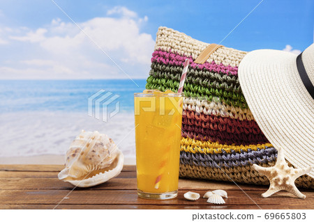 Summer holiday concept, Summer beach accessories 172 Summer holiday concept, Summer beach accessories 172 69665803