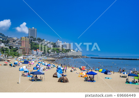 Atami sun beach in the beach season Atami sun beach in the beach season 69666449