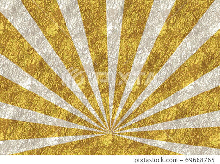 Gold and silver radial pattern background Gold and silver radial pattern background 69668765