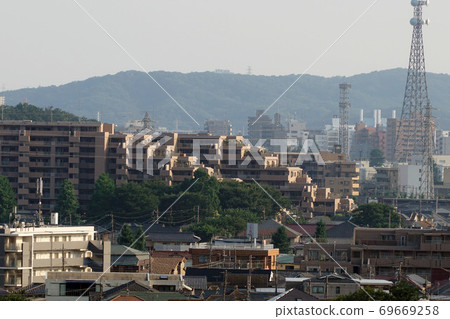 Fuchu City El Forest and Tama Hills distant view Fuchu City El Forest and Tama Hills distant view 69669258