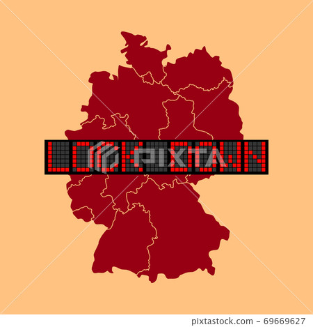 Illustration Vector Graphic Of Germany Lockdown 69669627