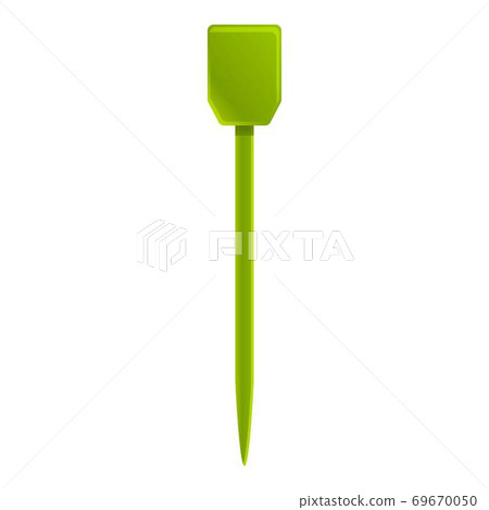 Plastic toothpick icon, cartoon style 69670050
