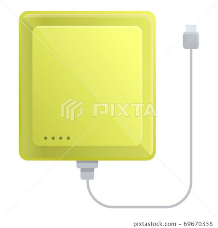 Phone power bank icon, cartoon style Phone power bank icon, cartoon style 69670338