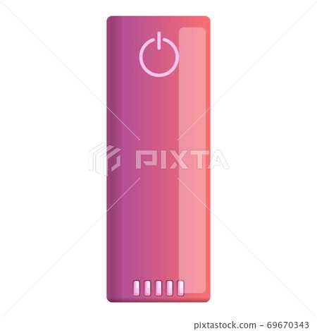 External power bank icon, cartoon style External power bank icon, cartoon style 69670343