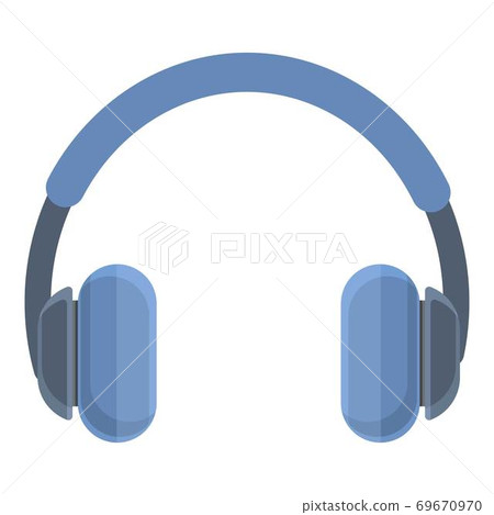Accessory headset icon, cartoon style Accessory headset icon, cartoon style 69670970