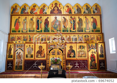 altar and ambo Russia Bataysk 03.28.2020 Church. altar and ambo Russia Bataysk 03.28.2020 Church. 69674052