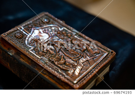 Bible on ambo Russia Bataysk 03.28.2020 Church 69674193