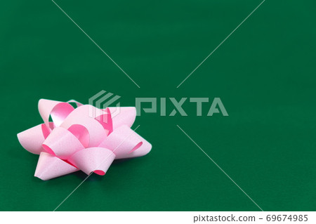 Ribbon background material green and pink Ribbon background material green and pink 69674985