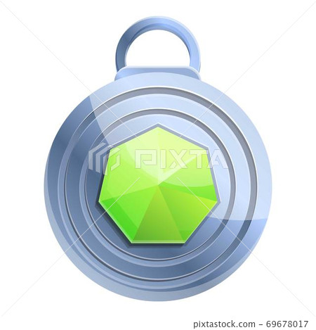 Ancient amulet icon, cartoon style Ancient amulet icon, cartoon style 69678017