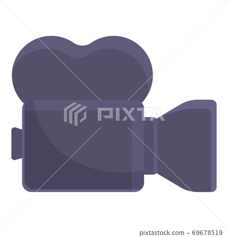 Video editing cinema camera icon, cartoon style Video editing cinema camera icon, cartoon style 69678519