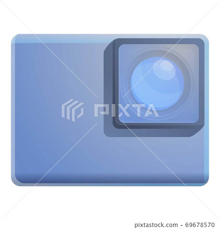 Action camcorder icon, cartoon style Action camcorder icon, cartoon style 69678570