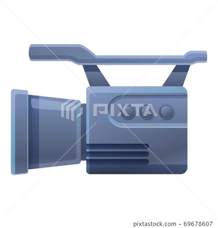 Film camcorder icon, cartoon style 69678607