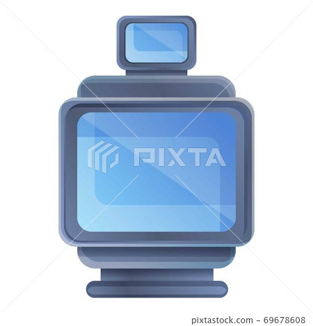 Equipment camcorder icon, cartoon style 69678608