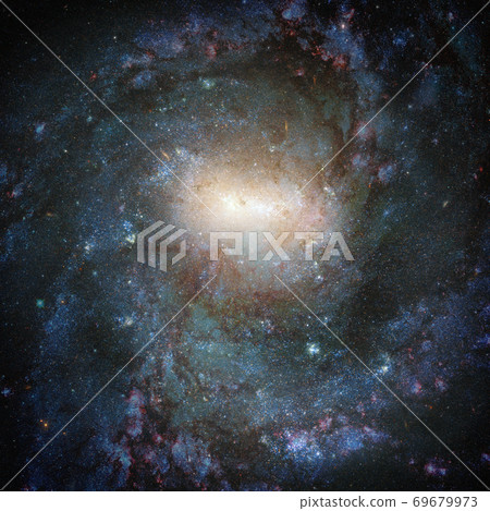 Starry deep outer space. Elements of this image furnished by NASA 69679973