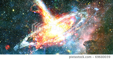 Endless universe. Elements of this image furnished by NASA 69680039