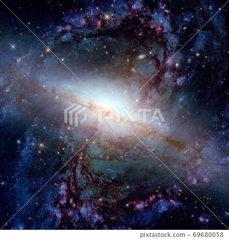Spiral nebula and light ray in deep space. Elements of this image furnished by NASA Spiral nebula and light ray in deep space. Elements of this image furnished by NASA 69680058