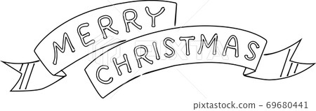 Ribbon obi with handwritten Christmas characters (unpainted) Ribbon obi with handwritten Christmas characters (unpainted) 69680441