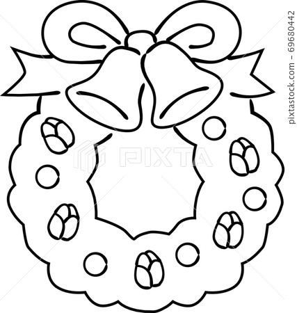 聖誕花環與手寫鈴(未塗漆) 聖誕花環與手寫鈴(未塗漆) 69680442