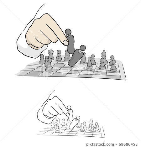 Beat someone in a chess game to draw my victory : r/drawing