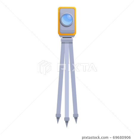 Tripod equipment icon, cartoon style Tripod equipment icon, cartoon style 69680906