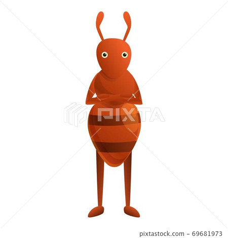 Ant icon, cartoon style Ant icon, cartoon style 69681973