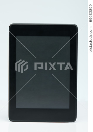 Front view of e book reader Front view of e book reader 69683899