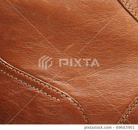 Surface of brown leather 69683901