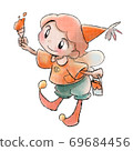 Dwarf boy painting 69684456