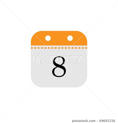 Calendar date icon design 69685256
