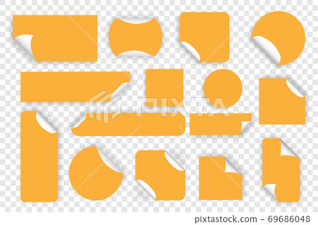 Set of colorful stickers Set of colorful stickers 69686048