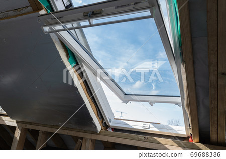 Unfinished residential loft conversion 69688386