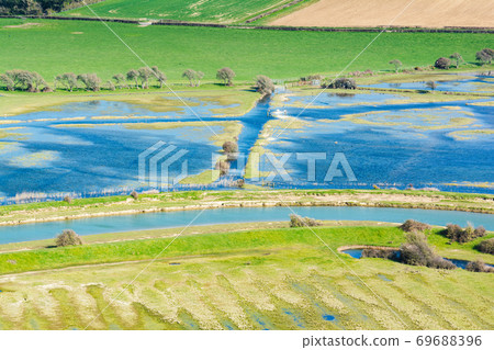 View of Cuckmere river, Sussex View of Cuckmere river, Sussex 69688396