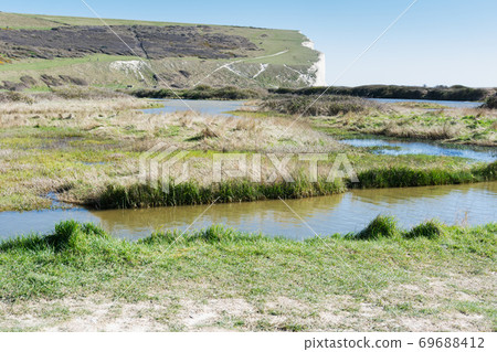 View of Cuckmere river, Sussex 69688412