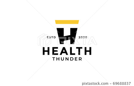 Letter TH or initial HT modern logo design 69688837