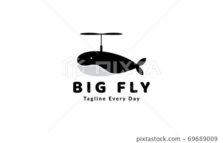 whale and propeller logo design whale and propeller logo design 69689009