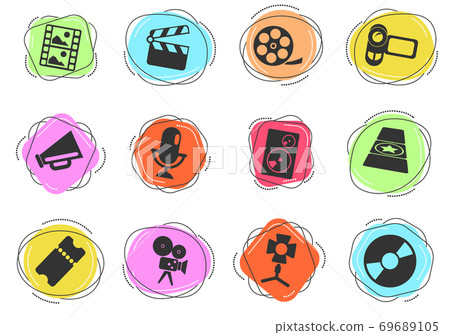 Film Industry Icons 69689105