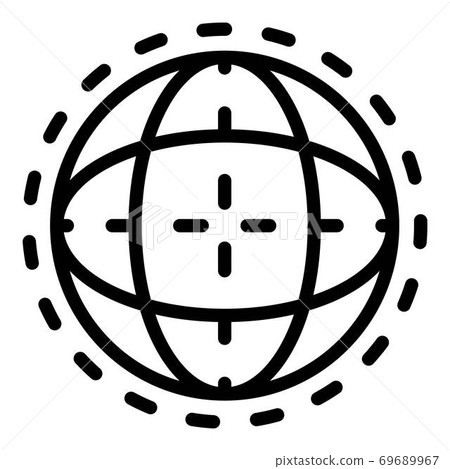 Global university icon, outline style Global university icon, outline style 69689967
